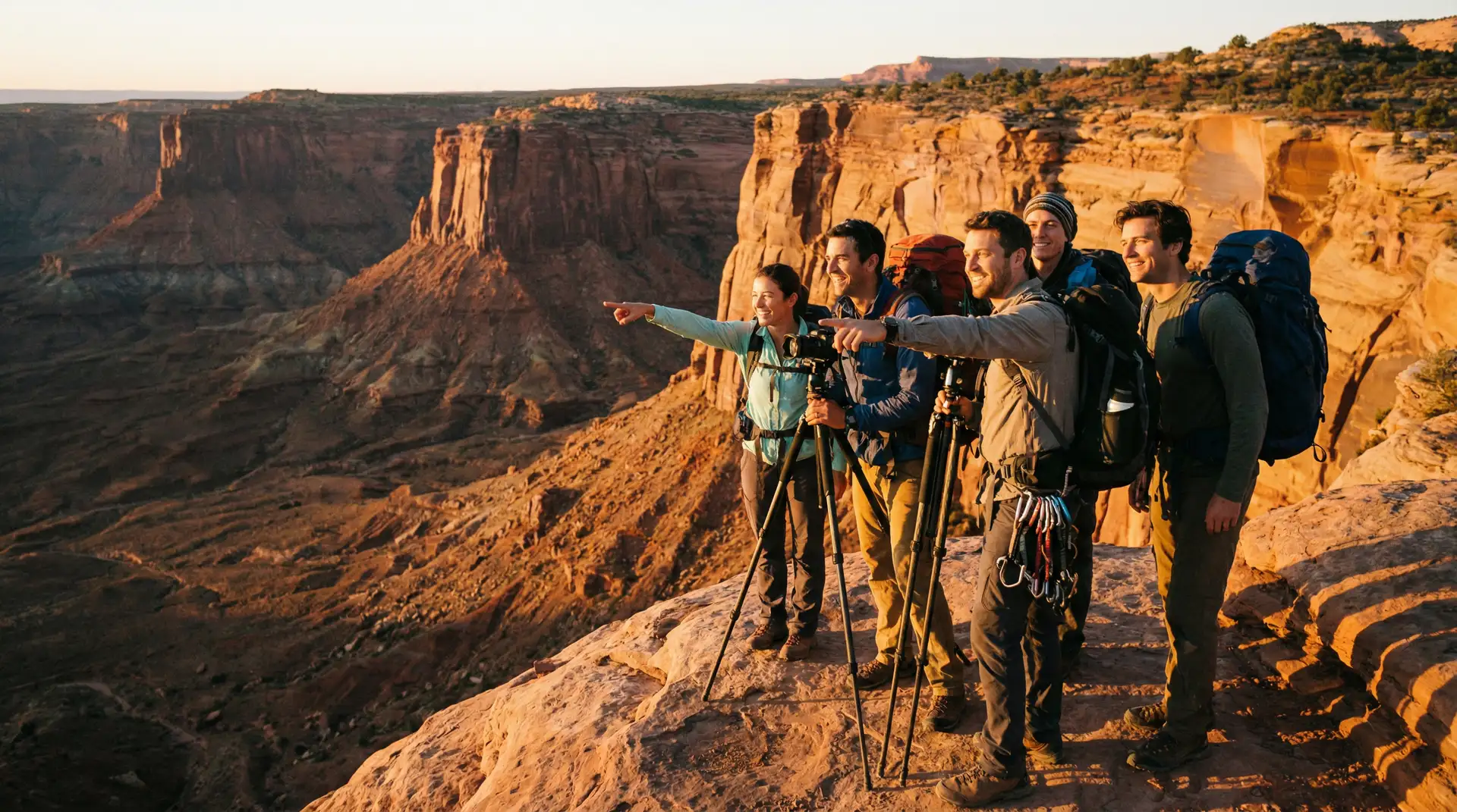 探索队 - 纪录片拍摄团队在野外